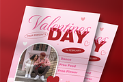 Gradient Pink Valentine Flyer, a Flyer Template by Annora Studio (Thumbnail 3 of 6)