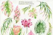 Tropical fruits and flowers, a Pattern Graphic by Antikva17 (Thumbnail 8 of 8)