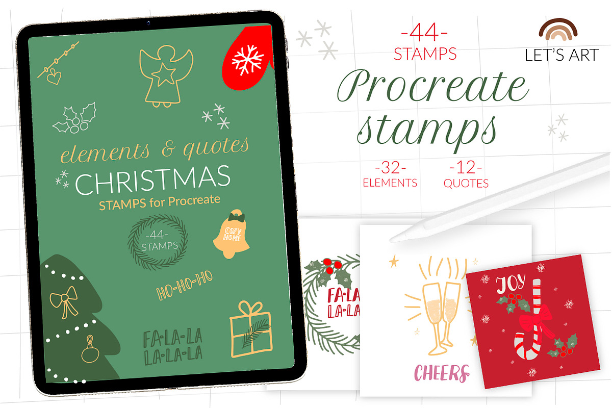 Holidays Procreate BUNDLE, a Brush Add-On by Let's Art (Photo 19 of 24)