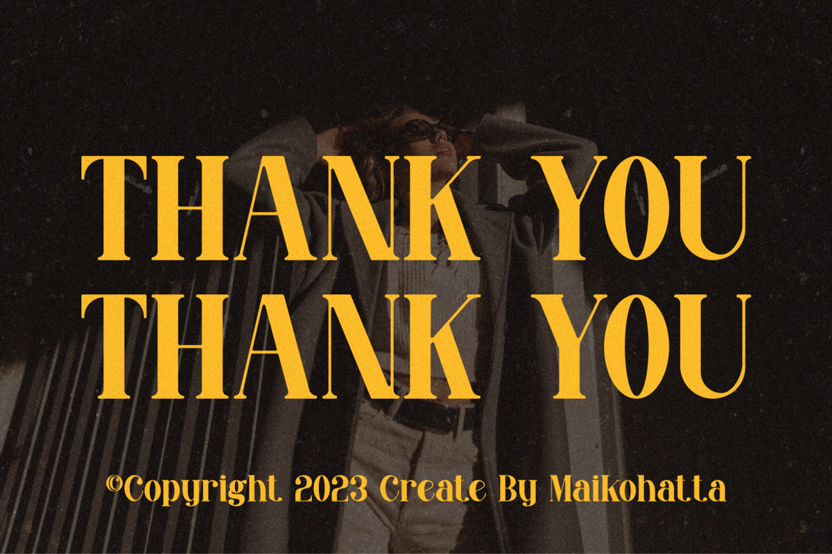 Yaendin - Modern Serif Font, a Serif Font by MaikoHatta (Photo 8 of 8)