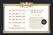 Hermitage Fonts and Illustrations, a Font by Heritage Type Co. (Thumbnail 7 of 15)