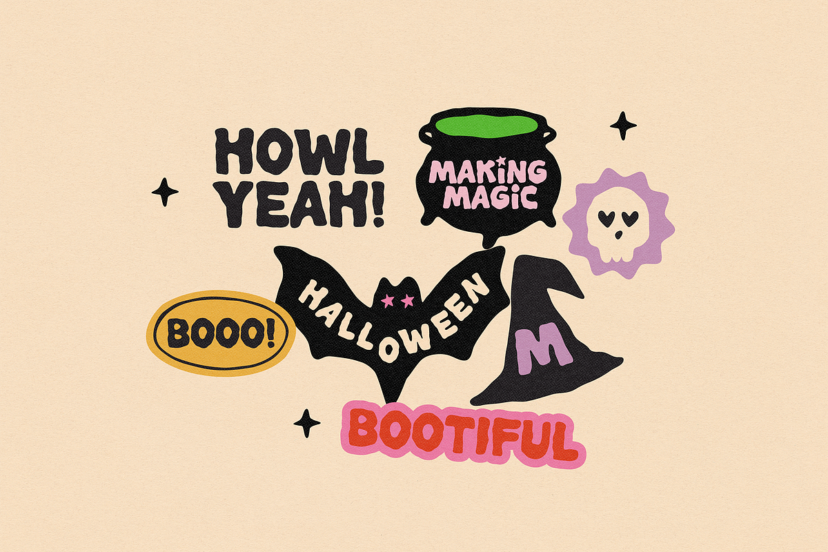HELLO OCTOBER | SPOOKY FONT, a Handwritten Font by Maria Feliz Fonts (Photo 5 of 9)