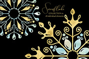Snowflakes Clipart Collection 01, an Object Graphic by savanamm design (Thumbnail 4 of 4)