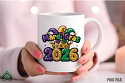 Mardi Gras 2026 PNG, an Illustration by Craft Nest (Thumbnail 4 of 4)