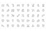 Milestone and Goals Icon Set, an Outline Icon by Prosymbols (Thumbnail 5 of 5)