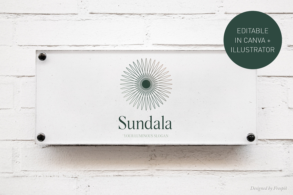 Sun Logo Template | Canva & AI preview 2