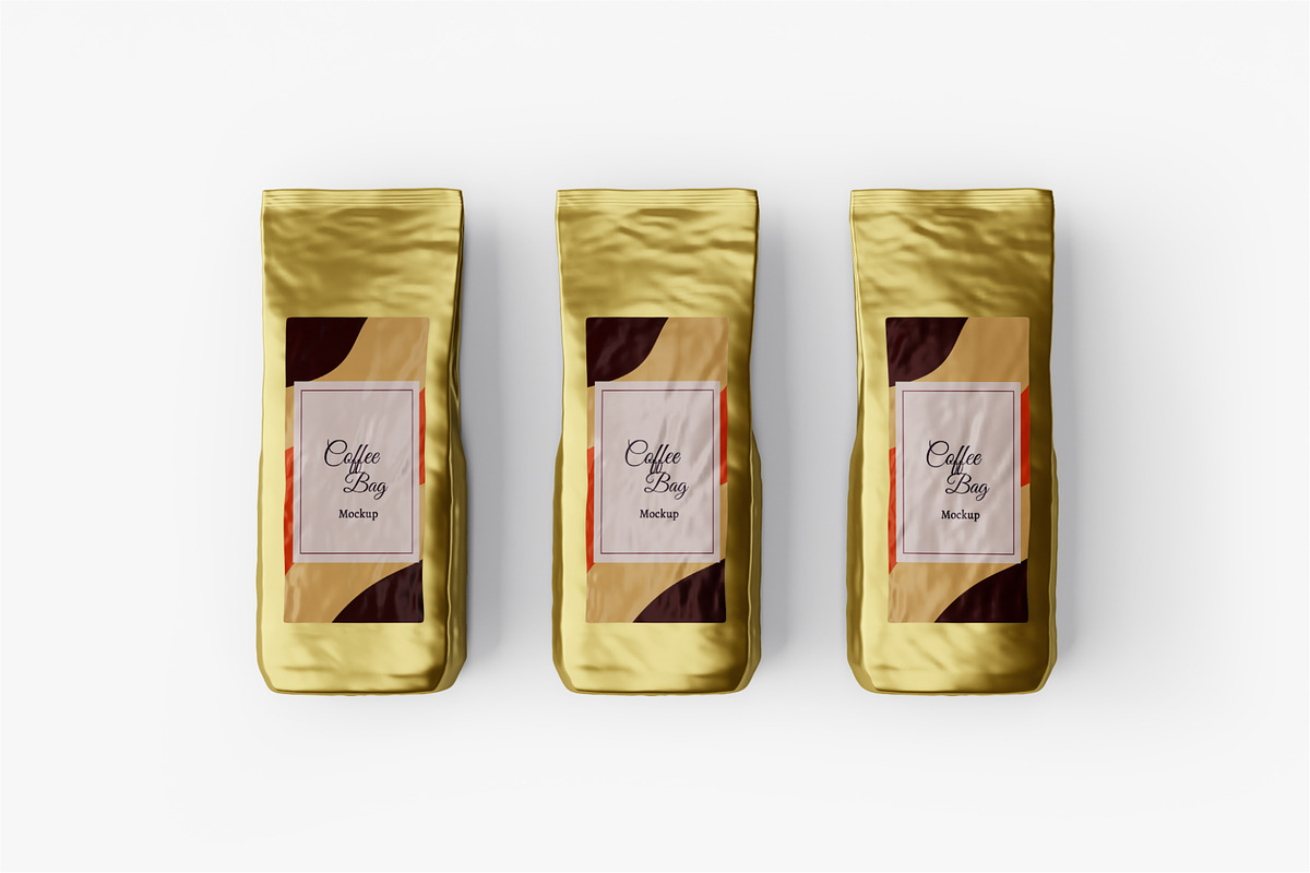 Coffee bag and coffee cup mockup, a Cups & Container Mockup by Runend (Photo 5 of 22)