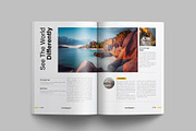 Travel Magazine Template Layout, a Magazine Template by NorthPeak (Thumbnail 8 of 13)