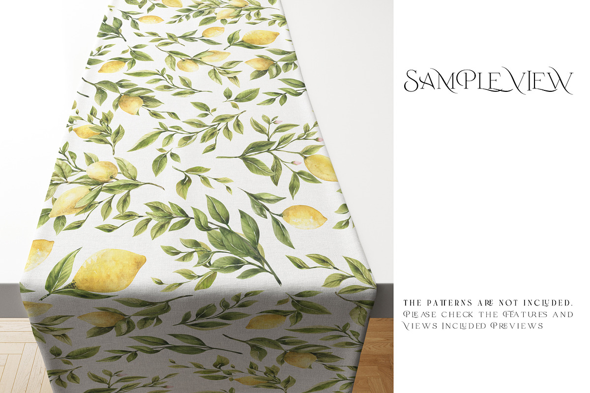 Table Runner mapped via Smart Object, a Household Mockup by mock-ups (Photo 11 of 13)