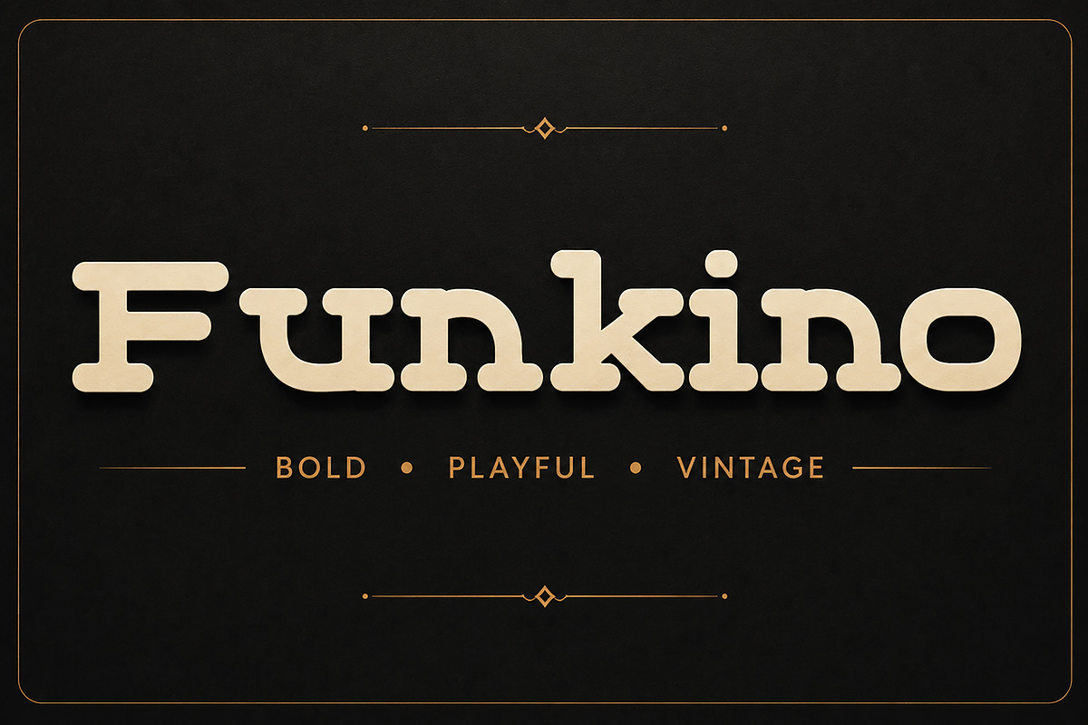 Funkino, a Script Font by Wow Magic (Photo 3 of 5)