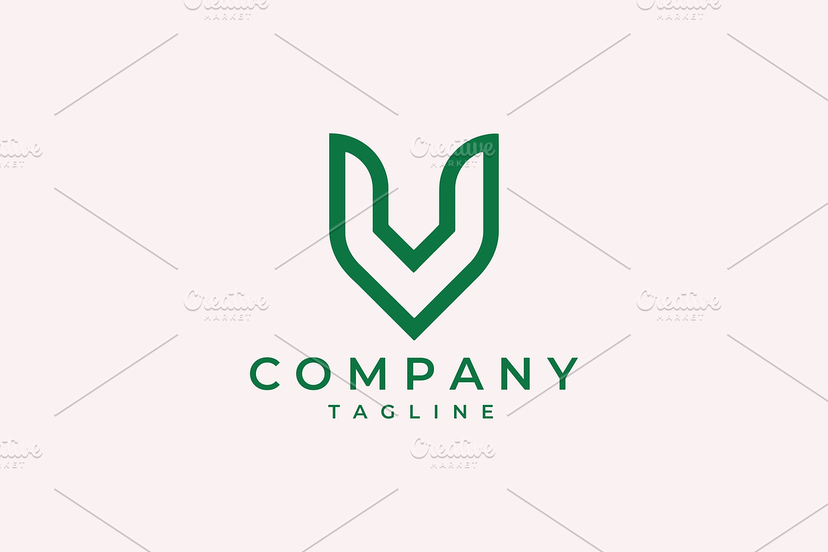 Letter V Monogram Logo, a Branding & Logo Template by Vectorium Studio (Photo 2 of 2)