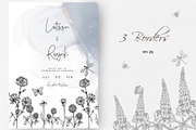 WILDFLOWERS Hand-drawn Line Art, a Seasonal Illustration by Navenzeles (Thumbnail 7 of 13)