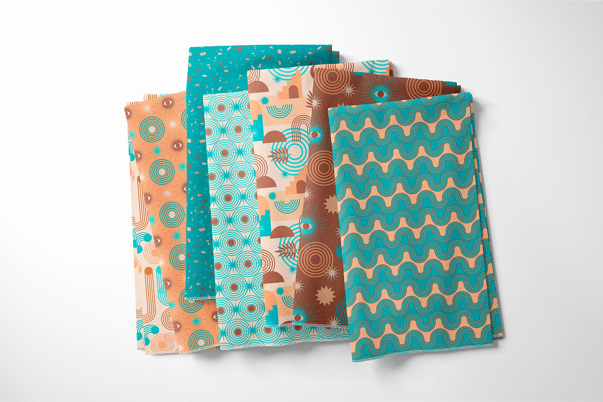 Contemporary Art. Seamless patterns, a Pattern Graphic by Nadia Grapes