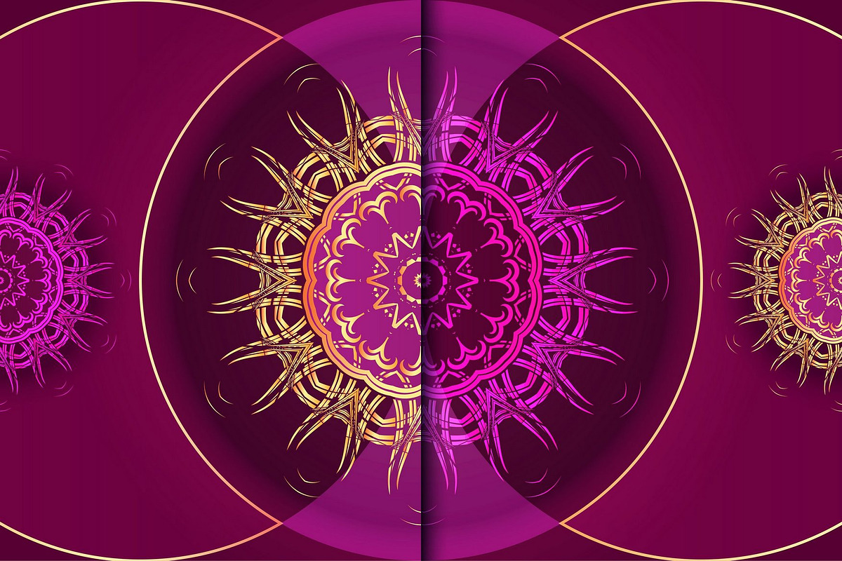 Mandala Vector Pattern Graphics Pack, a Background Graphic by NJ Himel (Photo 10 of 91)