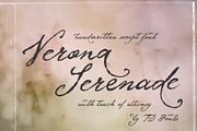 Verona Serenade Script Font vintage, a Script Font by TD fonts (Thumbnail 1 of 12)