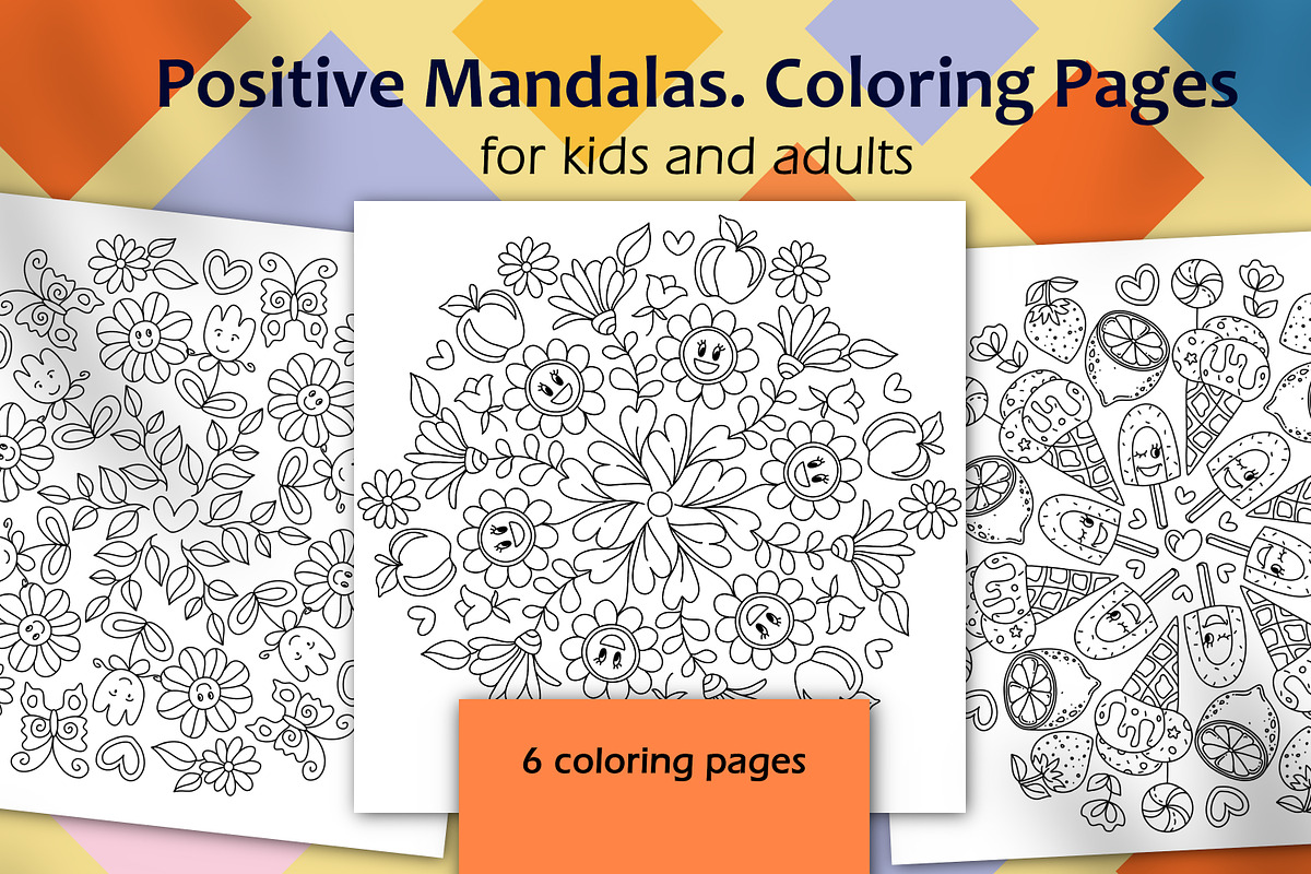 Groovy Coloring Pages Bundle, an Illustration by ChristinaDesigns (Photo 5 of 10)