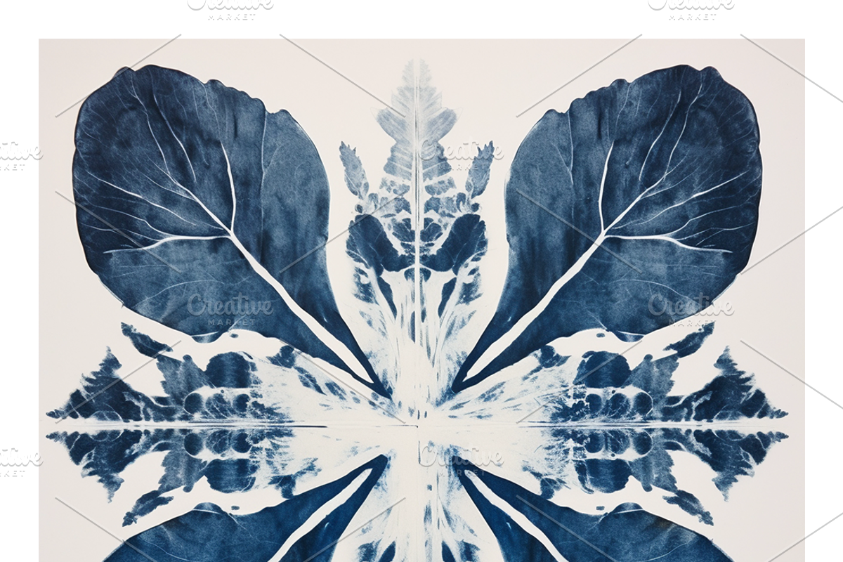 Cybo Collection · Cyanotype Botanics, a Texture Illustration by milatovar (Photo 18 of 19)