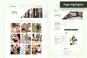 Gisselle - Fashion Designer Website, an UI Kit Template by Uptechies (Thumbnail 2 of 4)