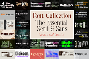 The Essential Font Collection