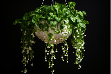 Suspended Hanging wall plant, a Nature Photo by Ylivdesign