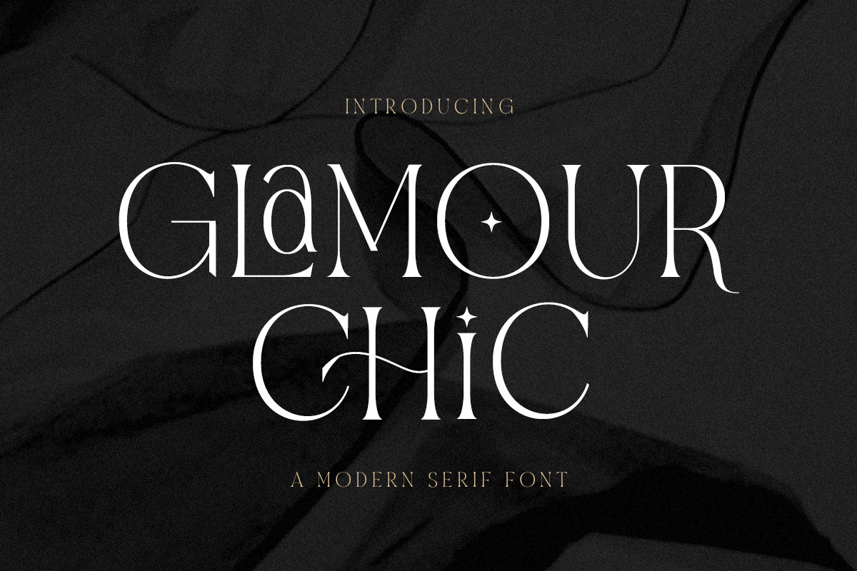 Glamour Chic - Elegant Serif, a Serif Font by Bale Type