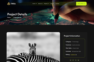 Tikka - Portfolio Bootstrap Template