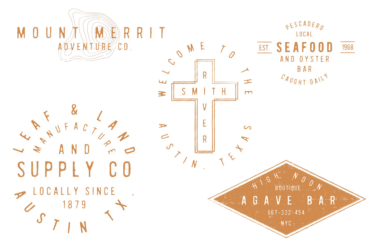The vintage logo & font super bundle, a Branding & Logo Template by Tropical Type (Photo 5 of 16)
