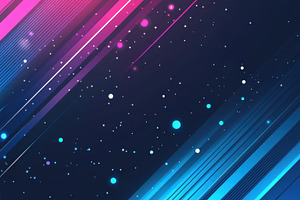 Vibrant starry abstract, a Photo by Beautiful things
