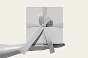 Gift Box and Ribbon Mockup, a Packaging Mockup by Permadi Creative (Thumbnail 3 of 5)