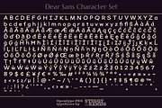 Dear Sans Family, a Sans Serif Font by Stiggy & Sands (Thumbnail 5 of 5)