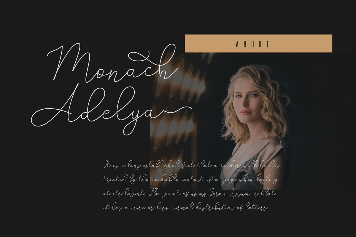 Adelya - Elegant Signature Font, a Script Font by Craft Supply Co. (Photo 3 of 12)