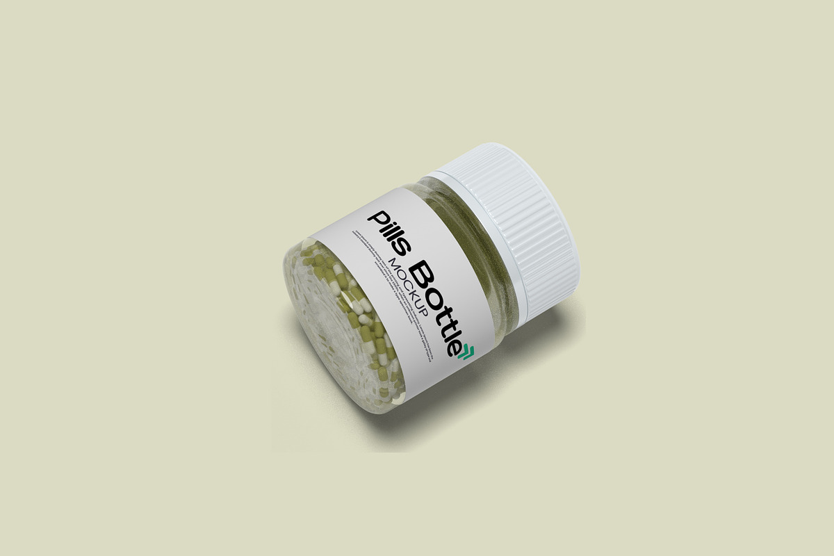 Pills Bottle Mockup, a Packaging Mockup by ulfatunnazira (Photo 6 of 8)