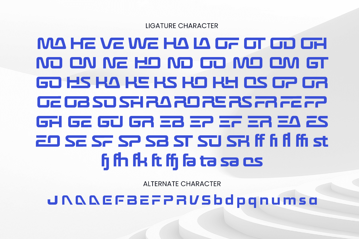 Nebra - Branding Technology Font, a Sans Serif Font by TokoPress (Photo 9 of 12)