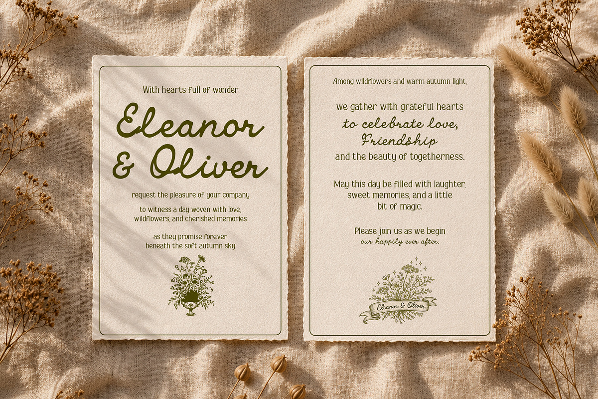 Placidus Notesho Retro Whimsical, a Handwritten Font by Sixtype (Photo 3 of 10)