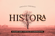 Histora – Classic Roman Serif, a Serif Font by Almarkhatype (Thumbnail 1 of 10)