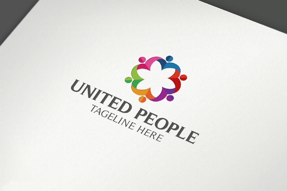 United People Logo, a Branding & Logo Template by wakgraphic (Photo 3 of 3)