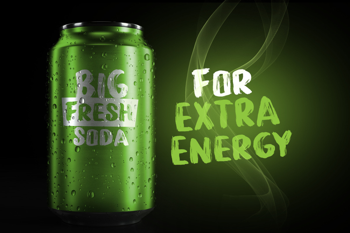 Monster Spirit Brush Font preview 5