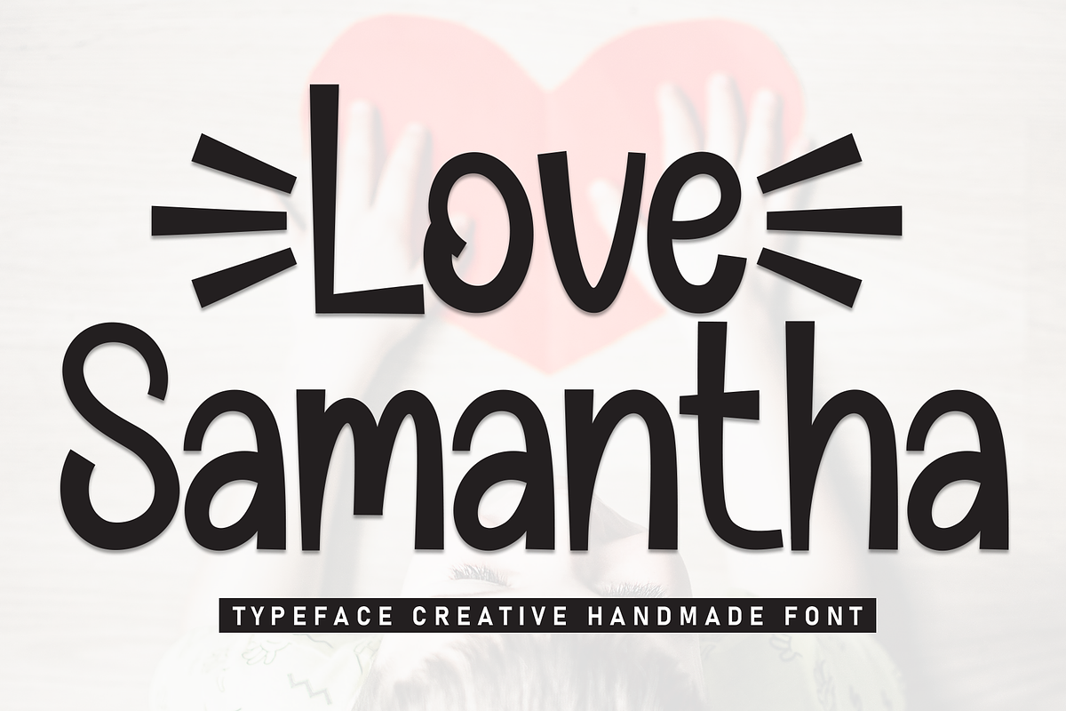 Love Samantha | Script Font, a Script Font by Scratchones (Photo 1 of 9)