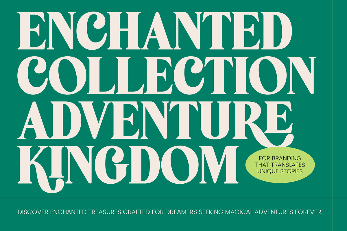 Forest Wonders New Collection Serif, a Serif Font by timelesstype.co (Photo 8 of 10)