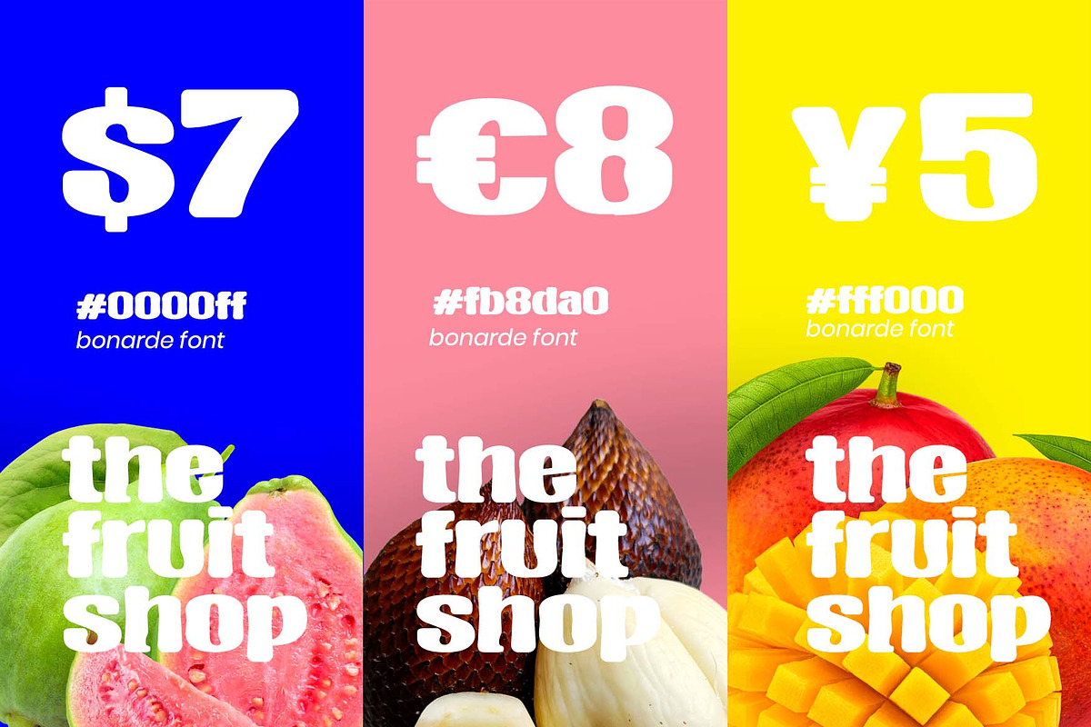 Bonarde a Sans Serif Display Font, a Sans Serif Font by Rasiorise Studio (Photo 7 of 12)