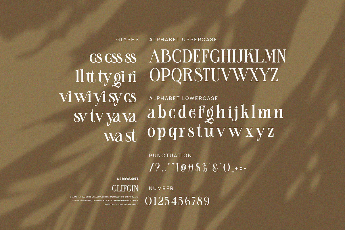 Glifgin Elegant Serif Font By Perfectype preview 8