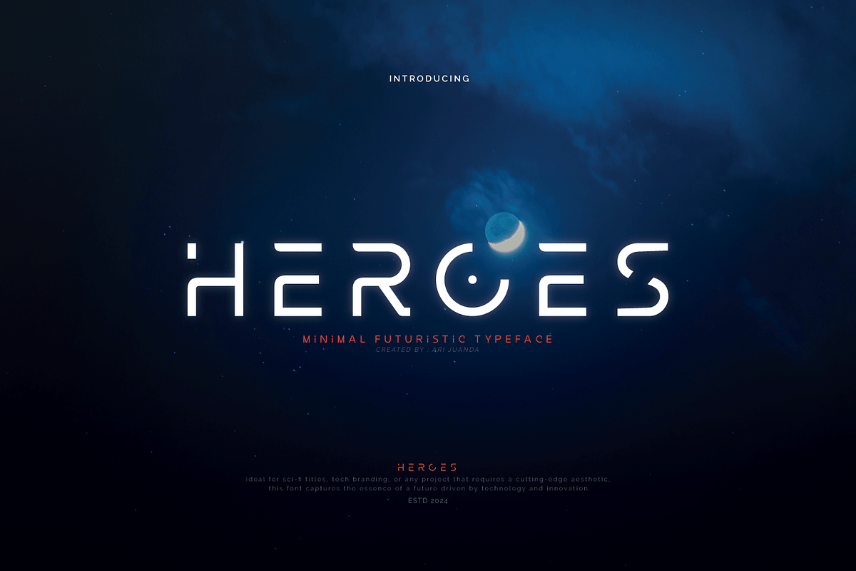 Heroes, a Sans Serif Font by Linecreative (Photo 1 of 7)