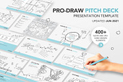 Pro-Draw Pitch Deck Presentation, a Presentation Template by Drawn By My Actual Hand (Thumbnail 1 of 13)