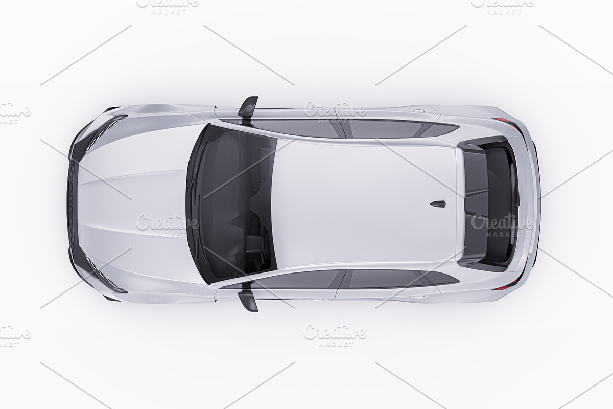 2026 Sport Performance Hatchback Set, an Advertising Mockup by Halal Graphic Studio (Photo 12 of 12)