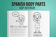 Spanish Body Parts KDP Interior, a Templates & Theme by MatiArtShop (Thumbnail 1 of 2)
