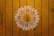 Round vector indian-style frames, a Texture Illustration by CreativeJourney (Thumbnail 2 of 5)