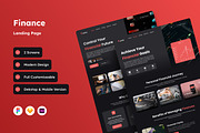 Cashify - Fintech Platform Landing, a Landing Page Template by productype1 (Thumbnail 1 of 5)