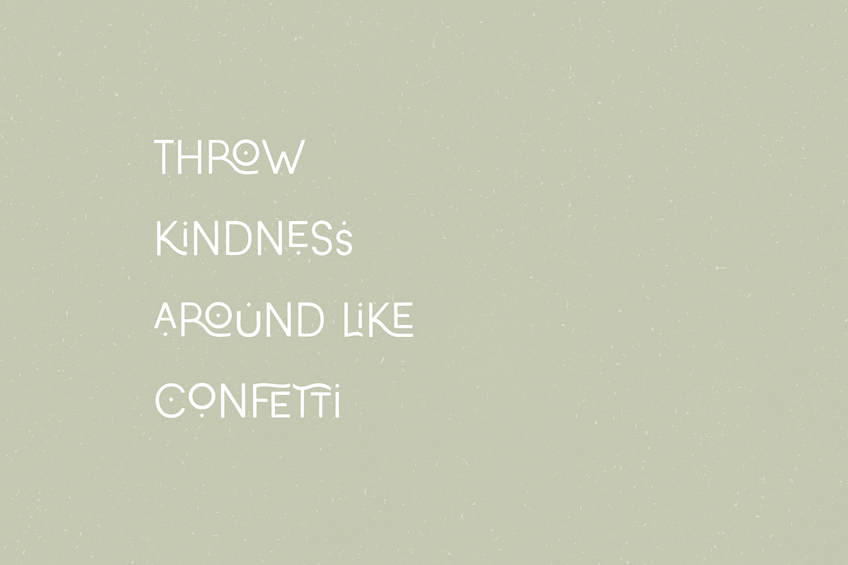 Catanzaro Ligature Display Font, a Sans Serif Font by Emma Webb Studio (Photo 7 of 12)