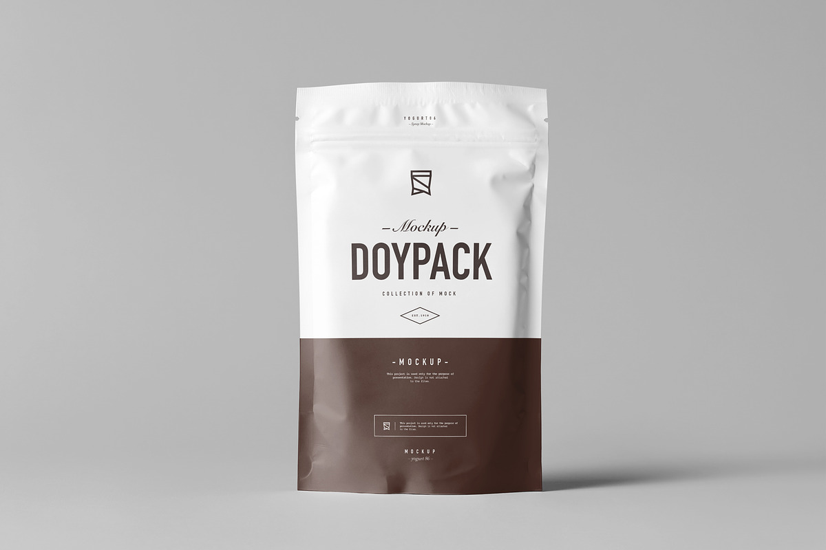 Doypack Mock-up, a Packaging Mockup by Yogurt86 (Photo 2 of 9)