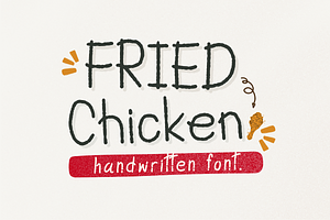 Fried Chicken Handwriting Font